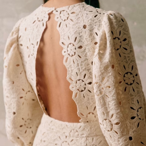 Sezane Cali dress in Ecru - Picture 1 of 2